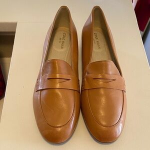 Cole Haan Women's Brown Leather Loafers